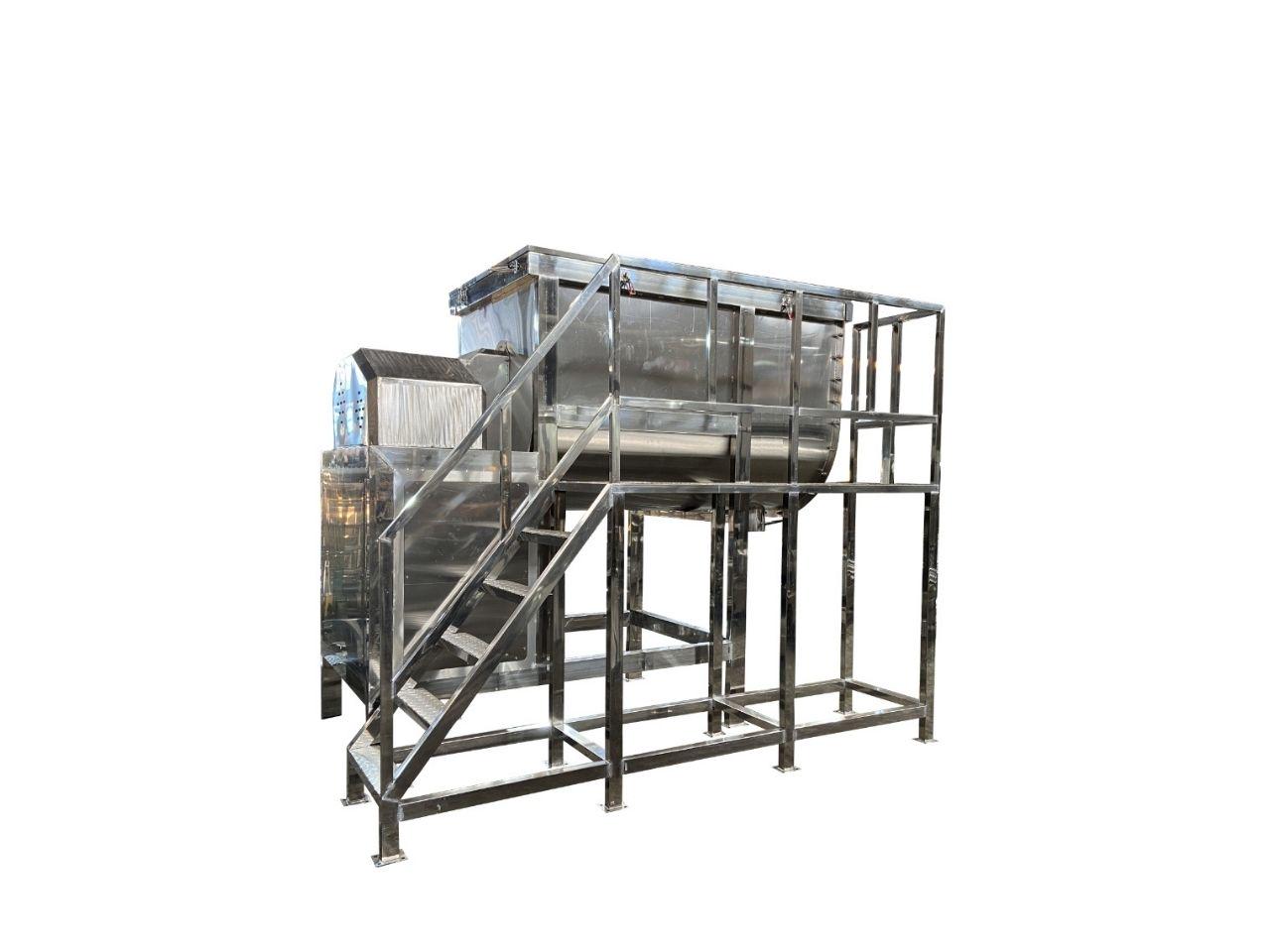 Stainless Steel Food Powder Mixer - High-Efficiency Ribbon Blender Equipment